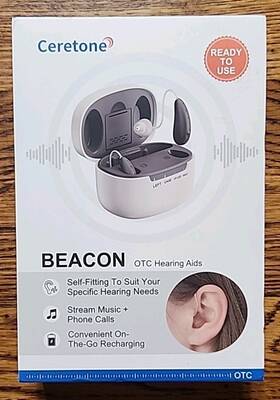 Ceretone 860010331033 Beacon Otc Hearing Aids Bluetooth Enabled And App Control