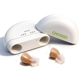 K419 Chosgo Hearing Aids Cic Invisible In Ear Noise Reduction Portable Charging Warranty