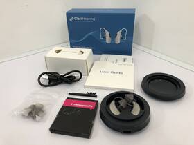 Clari Hearing 973967150009 Left And Right Aids With Charger Case New Open Box
