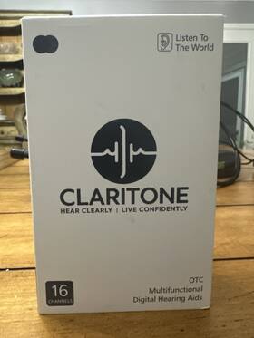 Cl-6120 Claritone Otc Multifunctional Digital Hearing Aids 16 Channels New