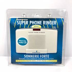 Sr200 Clarity 759599751809 New Super Phone Ringer 95 Db Red Flash For Hearing Impaired