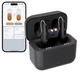 Cz-b701 Claspvital Hearing Aids Seniors 55db Gain Bluetooth Noise Cancel Rechargeable