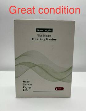 Cjyd183574401az-white Clear Nature Simple New Style We Make Hearing Easier Nano Rechargeable Touch Aids