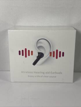 Tc1600-09y Clearvox Otc Hearing Aid Black New Sealed