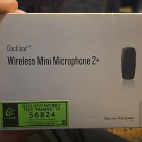 D7753600-v4 Cochlear Wireless Mini Microphone 2 Black Adult Hearing Aid Accessory
