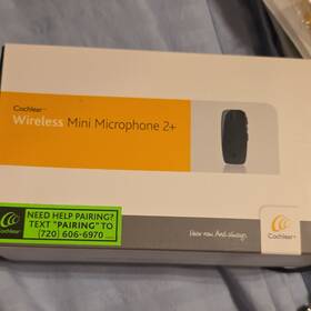D775820-3 Cochlear Wireless Mini Microphone 2 . Black. Adult. Ce Certificate