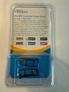 Z60973 Cochlear Nucleus Freedom Brown Mini Bte Controller Colour Panels