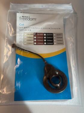 Z61009 Cochlear Nucleus Freedom Brown Coil - New- Sealed