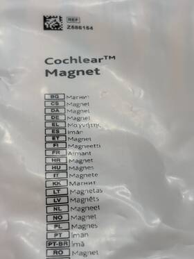 P1473239 Cochlear Nucleus Magnet - New In Sealed Bag #2 Brown P1473239 Cochlear Nucleus Magnet - New In Sealed Bag #2 Brown