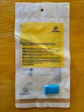 P1840741 Cochlear Nucleus 8 Battery Cover - Silver New And Unopened
