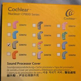 Z206753 Cochlear Nucleus Cp800 Series Sound Processor Cover. Gray. Adult