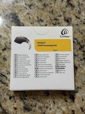 Z285970 Cochlear Nucleus Mocha/brown Cp910 Processing Unit Ref# -sealed Box