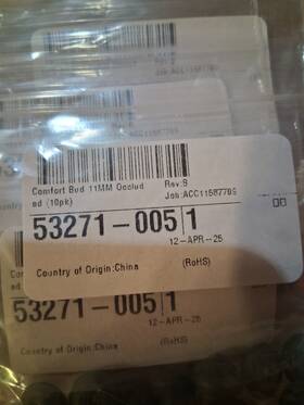 53271-005 Comfort Bud Lot Of 40 4-10pks New Starkey Hearing Aid 11mm Occlude