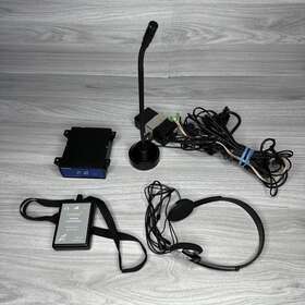 Il-rx20 Contacta Induction Loop Amplifier Il-a11 With Receiver Microphone Cord Il-rx20 Contacta Induction Loop Amplifier Il-a11 With Receiver Microphone Cord