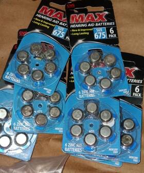 186750 Cvs Hearing Aid Batteries Size 675 6 Pack