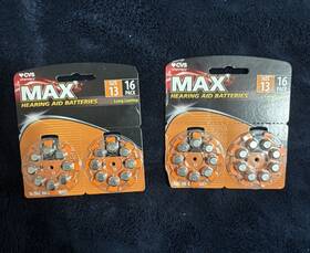 Cvs Max 444800484415 Hearing Aid Battery Size 13 Pack Of 16 Use By Jan 2024 2 Packs