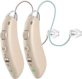 Cy&gined 711181509175 Hearing Aids For Seniors Invisible Rechargeable Amplifier With Noise Cancelling