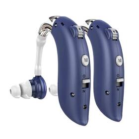 Dellona 744759547415 High-performance Hearing Aids For Seniors Severe Loss Pair Rechargeab