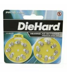 03419836000 Diehard 41-1283 Pr10 Hearing Aid Batteries - 16 Count Free Shipping T402