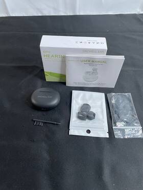 En-ia013a Drowell Ear Black Rechargeable Otc Hearing Aid With Charging Case En-ia013a Drowell Ear Black Rechargeable Otc Hearing Aid With Charging Case