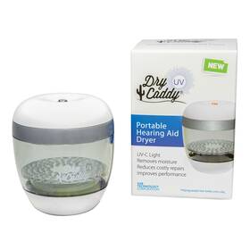 Dry & Store 810323007514 Drycaddy Uv By With Industry-leading Desiccant To Keep Hearing Aids Or Smal