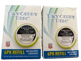 Dry & Store 810323007781 Drycaddy System Uv Disc - 11 Replacement Desiccant Refill Hearing Aid Dry & Store 810323007781 Drycaddy System Uv Disc - 11 Replacement Desiccant Refill Hearing Aid