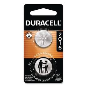 Duracell 041333663852 Lithium Coin Batteries With Bitterant 2016 2/pack