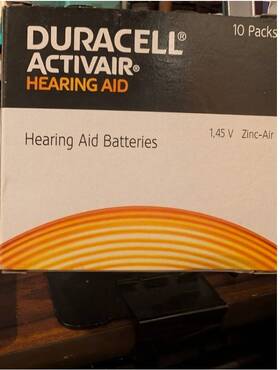 Duracell 043752442304 Activair Hearing Aid Batteries Size 13 Box Of 80 In 10 Containers