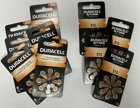 05385 Duracell New 10 Packs Of 8 80 312 Hearing Aid Batteries Zinc Air And Activair