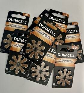4325k Duracell 10 Packs Of 8 80 Total 312 Hearing Aid Batteries Zinc Air 1.45v -2029