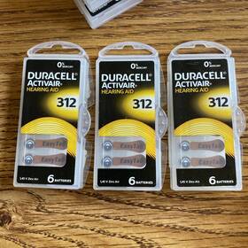 Pri41 Duracell Activair Size 312 Pr41 Hearing Aid Battery 3 X 6 Packs 18 Batteries