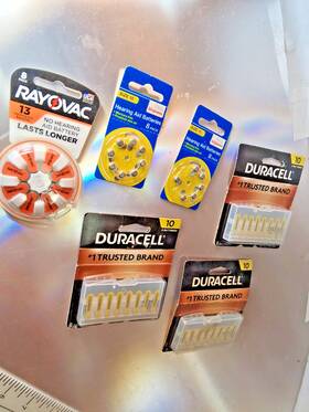 Da10d8zm Duracell /rayovac Size 10 38 Ct. 8 Hearing Aid Batteries 46