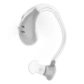 Ear Basics 679373116238 Elite Silver Rechargeable Sound Amplifier With Usb Dock 1 Adapter 6 Sil