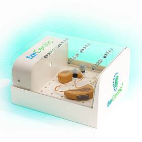Ear Centric 647336856293 Earcentric Rapiddry Automatic Hearing Aid Dryer Dehumidifier Sanitizer Remove