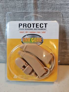 Ear Gear 800241557352 Original Corded Binaural 1.25 Inch -2 Hearing Aids Beige Natural New Ear Gear 800241557352 Original Corded Binaural 1.25 Inch -2 Hearing Aids Beige Natural New