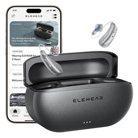 Elehear 850056082716 Beyond Pro Rechargeable Ric Hearing Aids With Charging Case