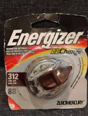 Energizer 039800064639 New Sealed Ez Change Hearing Aid Batteries Zeromercury