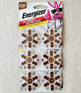 12enrus Energizer 36 Size 312 Hearing Aid Batteries 3 X 12-packs Total / Exp 2028 12enrus Energizer 36 Size 312 Hearing Aid Batteries 3 X 12-packs Total / Exp 2028