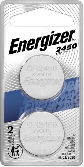 2450bp-2n Energizer 2450 Lithium Coin Battery 2 Pack 1 Count Of