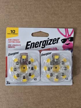 Az10dp-32 Energizer Hearing Aid Batteries Size 10 32 Count Az10dp-32 Energizer Hearing Aid Batteries Size 10 32 Count