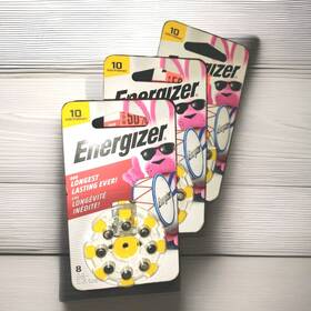 E301431700 Energizer Size 10 Hearing Aid Batteries Zinc Air 8 Each Pack 1.45v 3 Packs E301431700 Energizer Size 10 Hearing Aid Batteries Zinc Air 8 Each Pack 1.45v 3 Packs