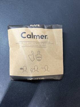 Flare Audio 060445271422 New Calmer Translucent - Small In Ear Device To Reduce Stress