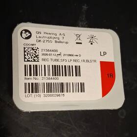 21384400 Gn Hearing Aid Tube Sf3 Lp 1r Red Adult Mpn 21384400 Gn Hearing Aid Tube Sf3 Lp 1r Red Adult Mpn