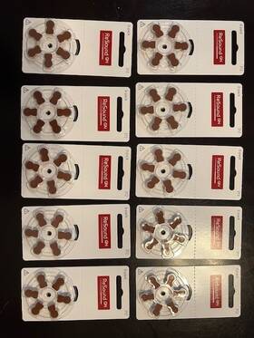 2028 Gn Resound 062253019457 Hearing Aid Batteries 312 10 Packs 6 Each Per Pack Exp 08/2028