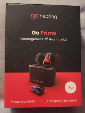 Go Hearing 850022464454 Prime Otc Rechargeable Aids New