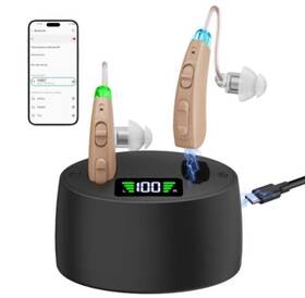 128bt Gomili Hearing Good Aids With Bluetooth Seniors And Adults Otc Noise Canceling