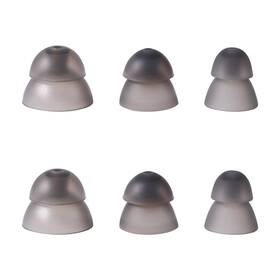 Gosknor 1043502 6pcs Hearing Aid Domes Silicone Power Ear 10.5mm Black