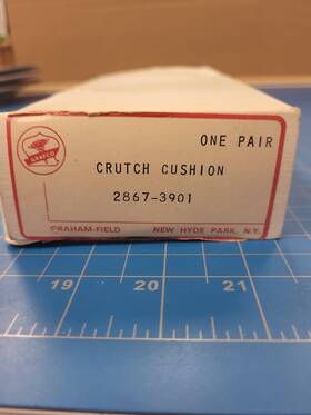 2867-3901 Grafco Crutch Cushion Pair Graham Field New Hyde Park Ny Replacement Pads