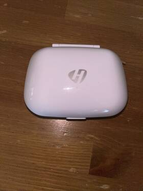 Sachsenkamp5 Hansaton Aq Shd Blue Hearing Aid An Charger Very Clean Untested
