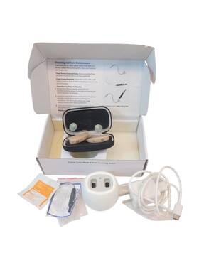 Bl13 Hearclear Hcrd Rechargeable Hearing Aids Bte Both Ears Set With Box And Accessories Bl13 Hearclear Hcrd Rechargeable Hearing Aids Bte Both Ears Set With Box And Accessories